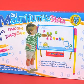 МАГНИТНА ДЪСКА за рисуване и писане